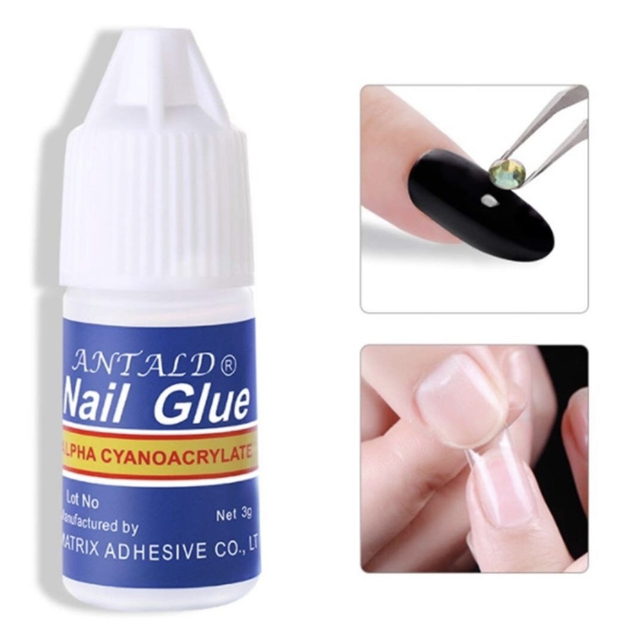 Pegamento nail glue con gotero - Distri Nails - Insumos para uñas