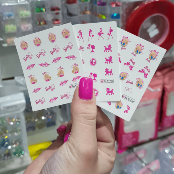 Stickers Adhesivos Barbie 50 Unidades