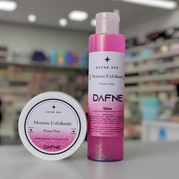Mousse exfoliante Paso 1 y 2 - Dafne