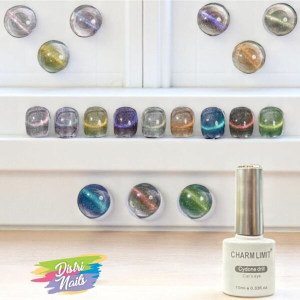 Esmalte semipermanente cydone drill ojo de gato – Charm Limit