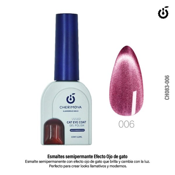 Esmalte Semipermante Ojo de Gato *006 - Cherimoya