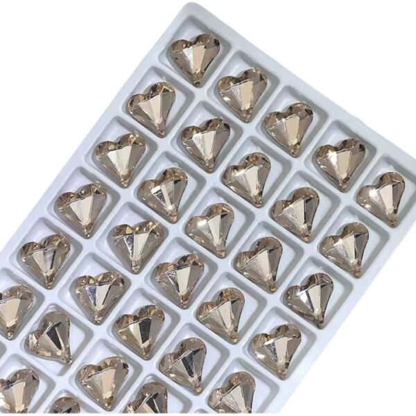 Dijes corazon x 25 unidades