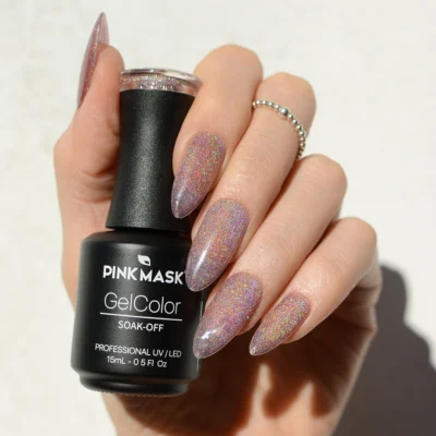 Esmalte semipermanente moon 564 - col. Planetary brilliance - Pink mask