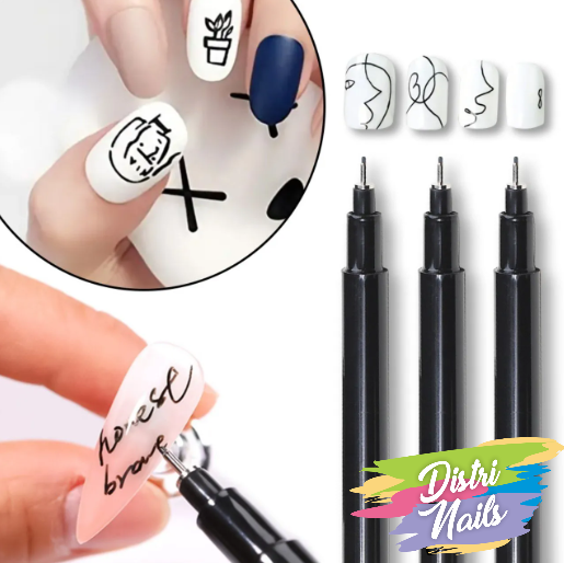 Fibra paint marker para nail art