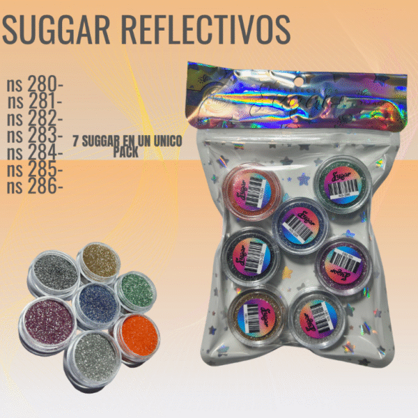 Kit de efectos sugar reflectivos - Nail Show