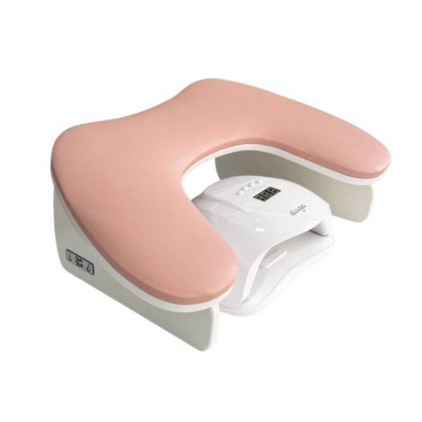 Apoya brazos anatómico con tapizado rosa - Distrinails
