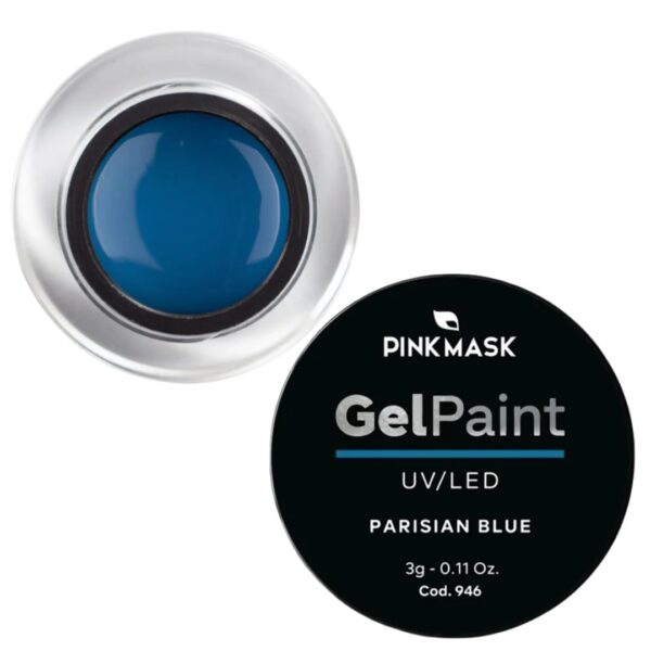Gel paint parisian blue - Pink Mask