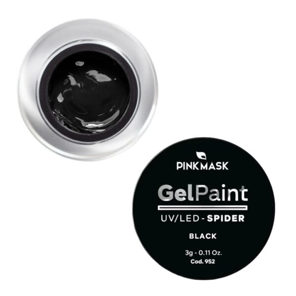 Gel paint black - Pink Mask