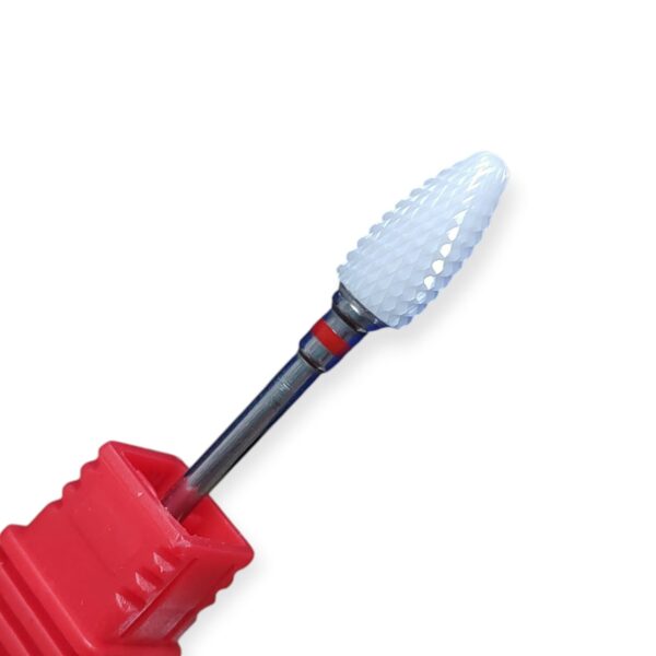 Fresa cerámica flama corta cinta roja