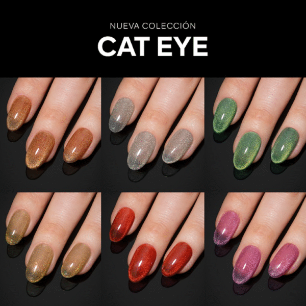Esmaltes semipermanentes Col. Cat Eye - Pink Mask