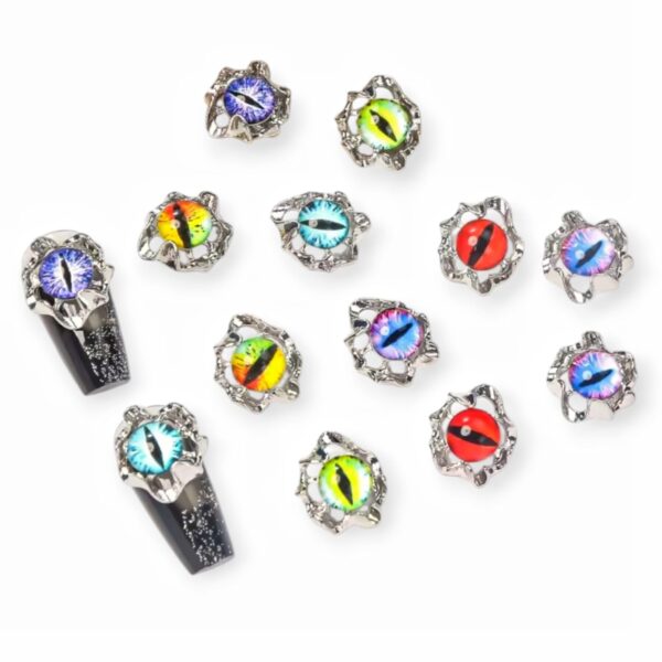 Apliques ojitos en cajita