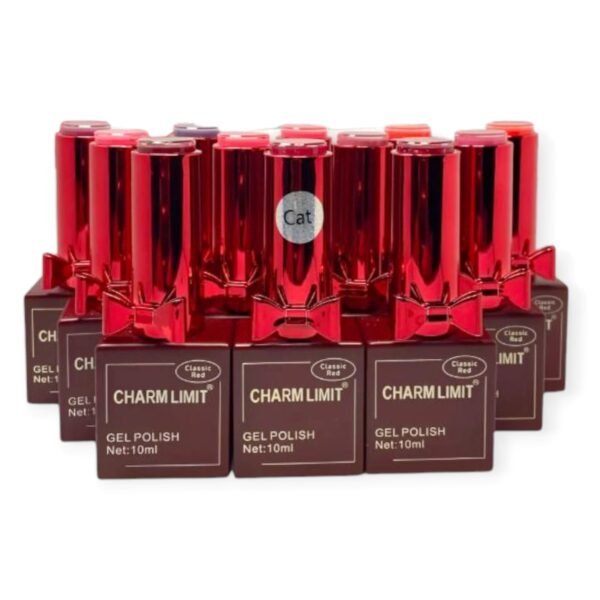 Esmaltes semipermanentes moño rojo - Charm Limit