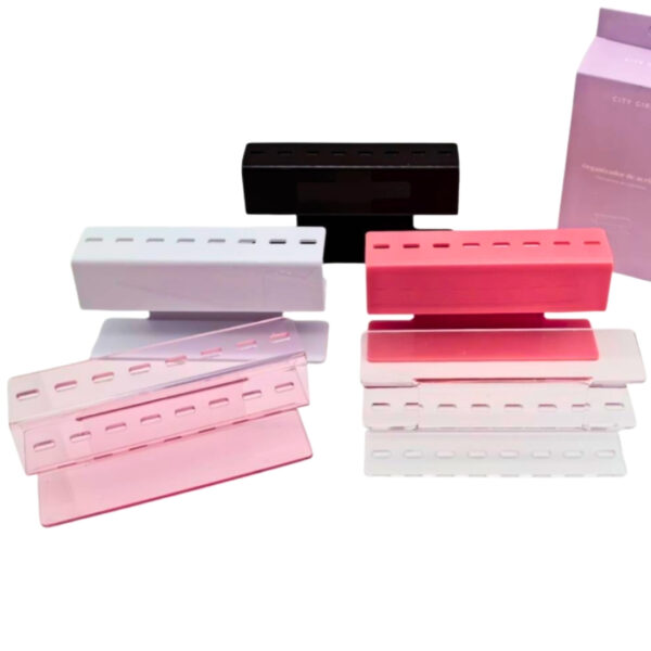 Porta pinzas de extensiones de pestañas