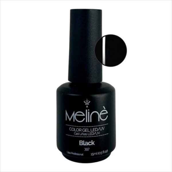 Esmalte semipermanente Black 397 - Meliné