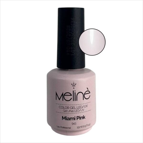 Esmalte semipermanente Miami pink 943 - Meliné