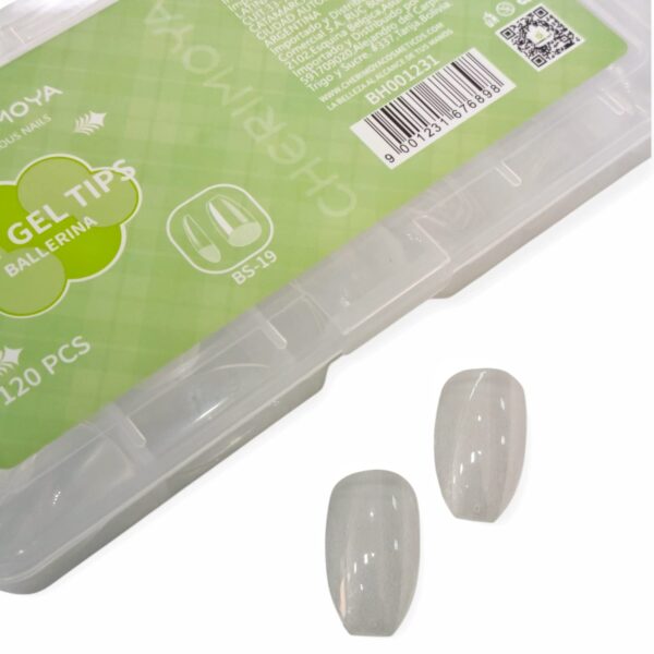Tips para soft gel x 120pcs ballerina - Cherimoya