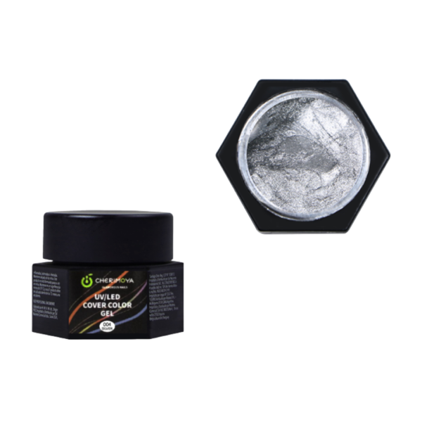 Gel paint cover #004 Silver - Cherimoya