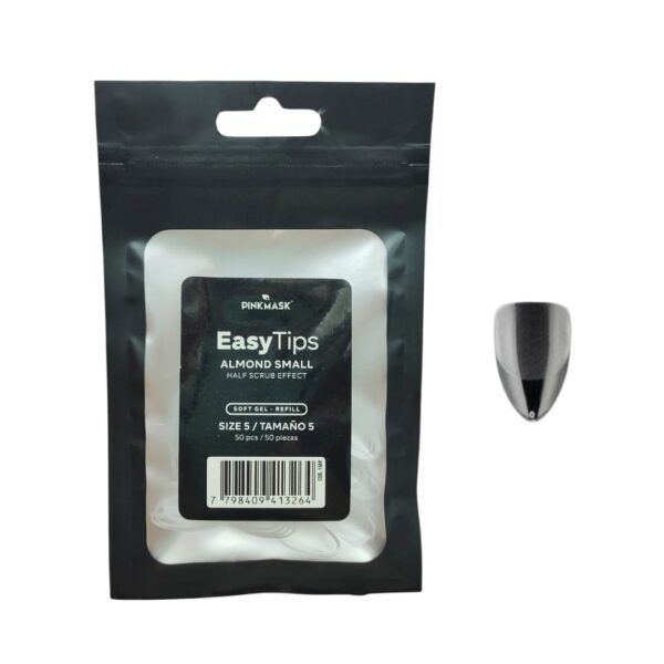 Easy tip almond small refill tamaño 5 x 50u - Pink Mask