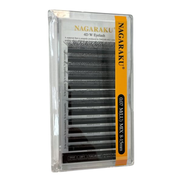 Pestañas 4d w eyelash 0,07 m (lu) mix 8 -15 mm - Nagaraku