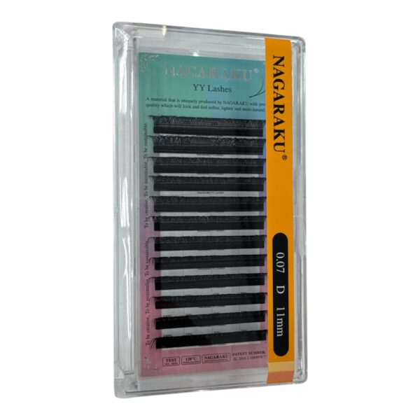 Pestañas 2d yy Lashes 0.07d 11mm - Nagaraku