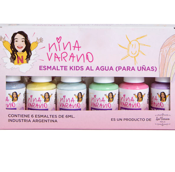 Kit esmaltes kids niñas nina varano - Las varano