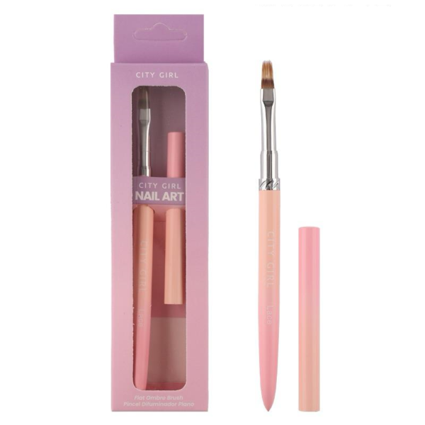 Pincel Para Nail Art flat ombre brush - City Girl