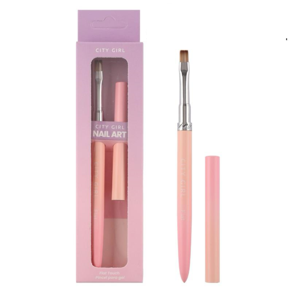 Pincel Para Nail Art flat touch - City Girl
