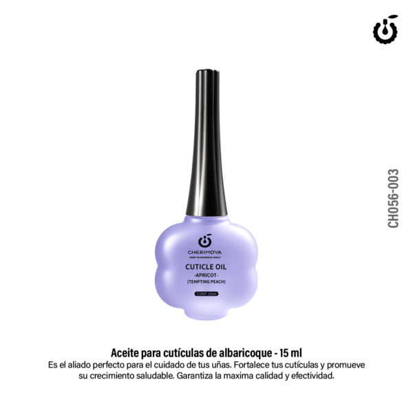 Aceite de cutícula Premium albaricoque oil 15ml - Cherimoya