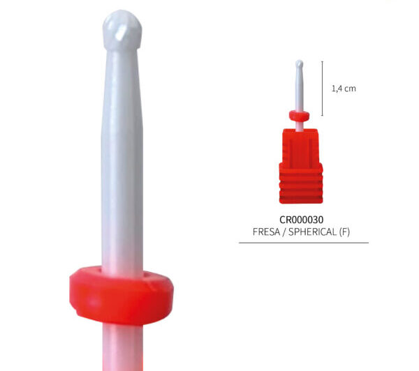 Fresa cerámica cone F Rojo