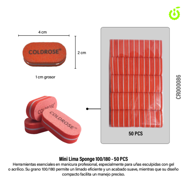Mini Sponge x 50 unidades - Cherimoya