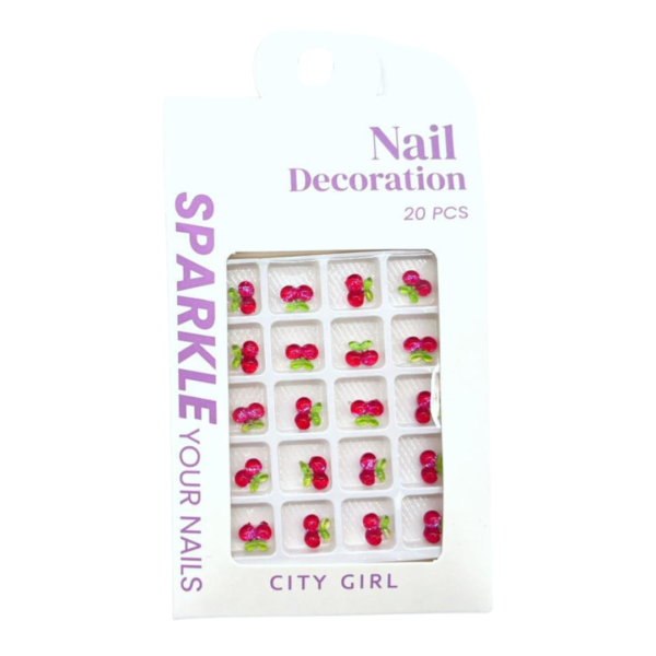 Decoracion cerezas x 12 unidades