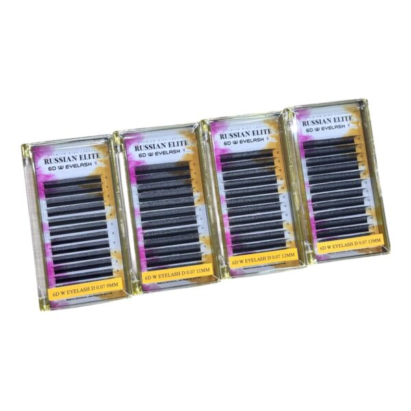 Pestañas 6D 0.07D medidas únicas -Russian Elite