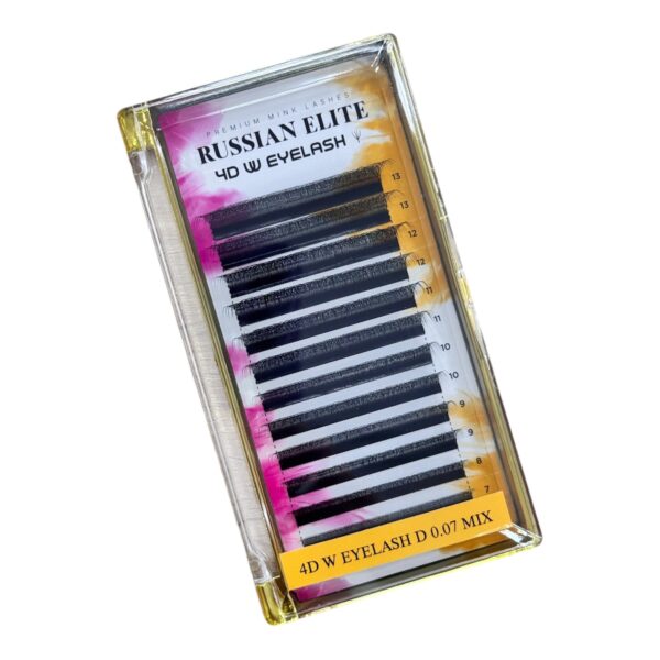 Pestañas 4D W 0.07D MIX -  Russian Elite