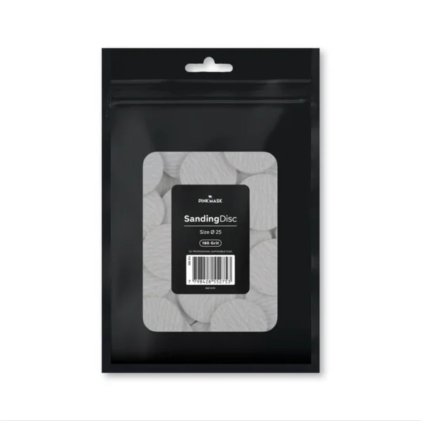 Sanding Disc 25 mm - 180 Grit - Pink Mask