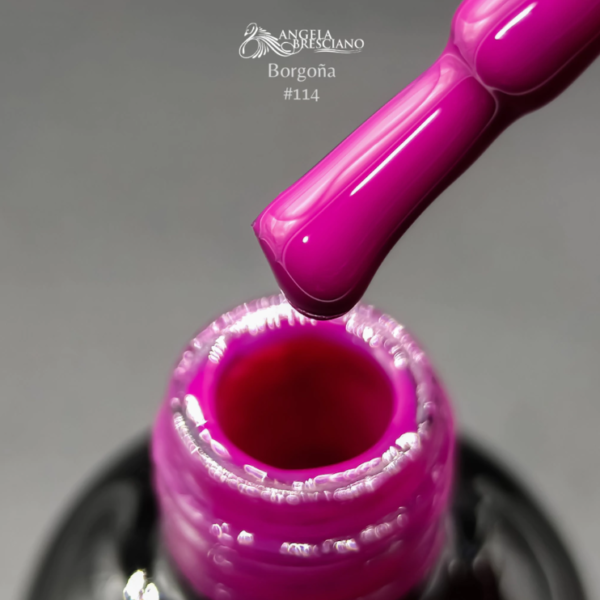 Esmalte semipermanente 114 - Borgoña - Angela Bresciano