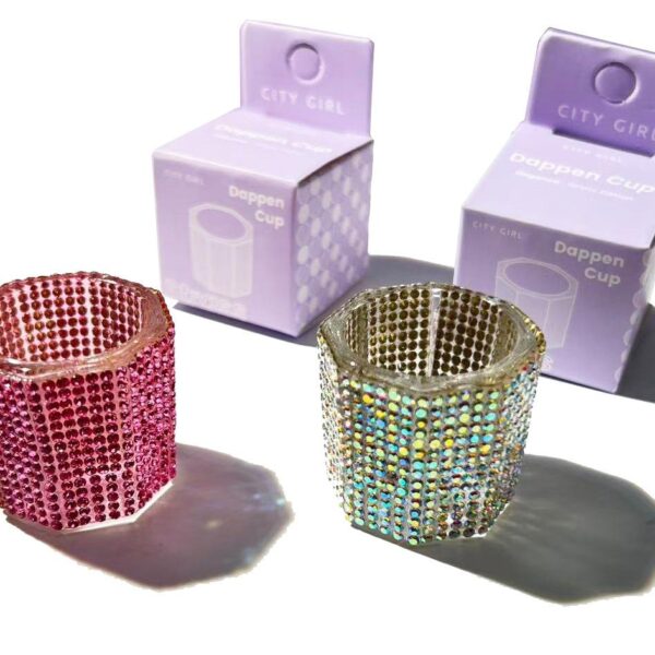 Vaso dappen con strass - City Girl