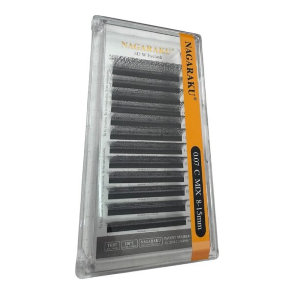 Pestañas 4d w eyelash 0.07 C mix 8-15mm - Nagaraku