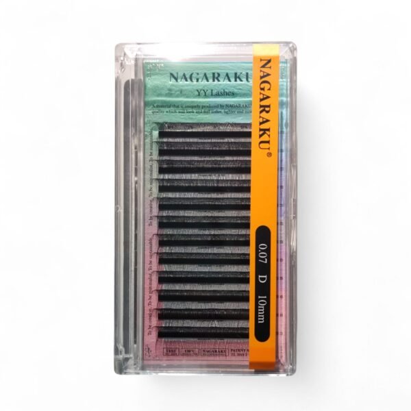 Pestañas tecnológicas 2D YY 0,07 D - 10mm - Nagaraku