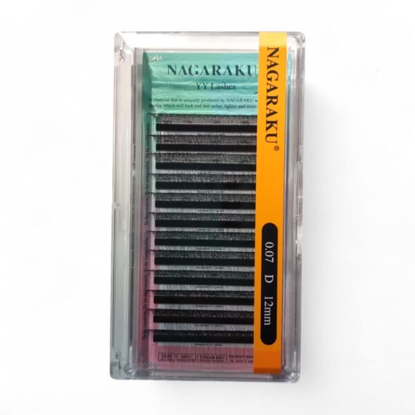 Pestañas tecnológicas 2D YY 0,07 D - 12mm - Nagaraku