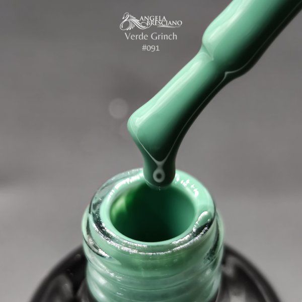 Esmalte semipermanente 091 Verde Grinch - Angela Bresciano