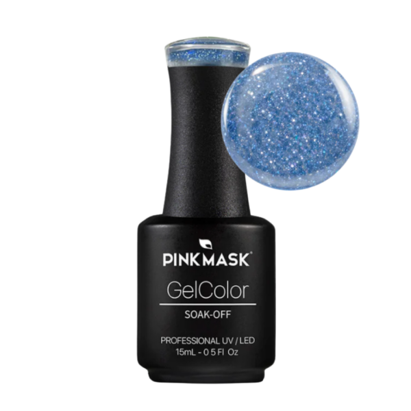 Base coat color Blueberry 089 - Pink Mask