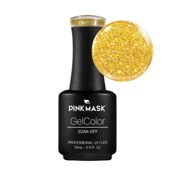 Base coat color Pineapple 092 - Pink Mask