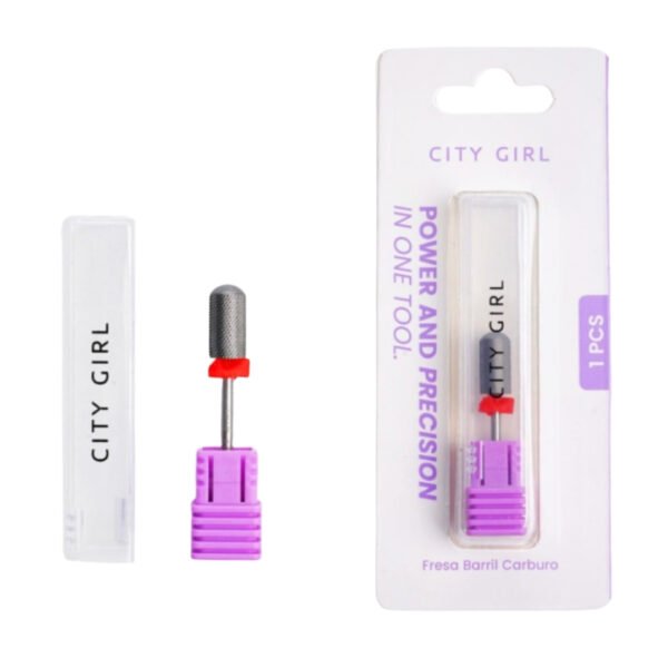 Fresa de carburo barril cinta roja - City Girl