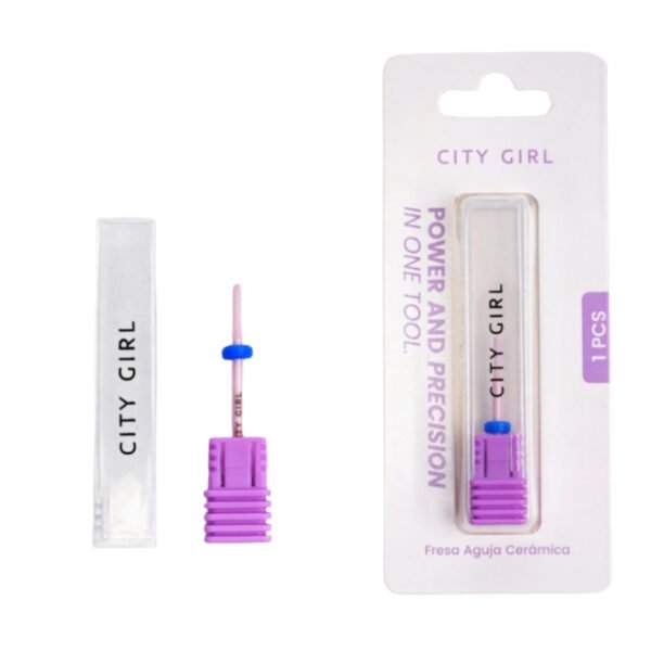 Fresa de cerámica aguja micrófono cinta azul - City Girl