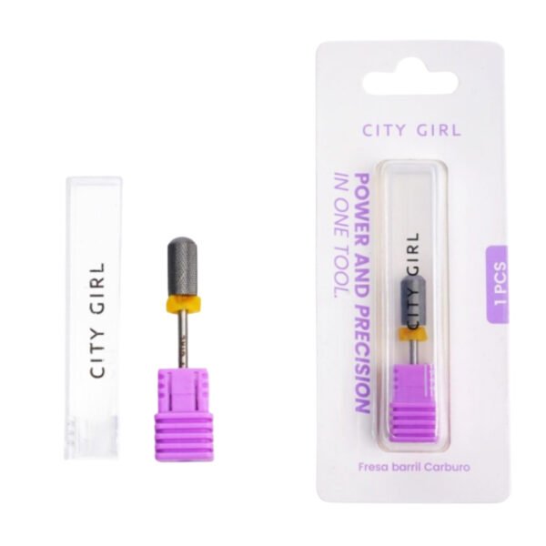 Fresa de carburo barril cinta amarilla - City Girl