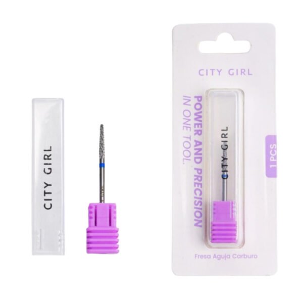 Fresa de carburo aguja cinta azul - City Girl