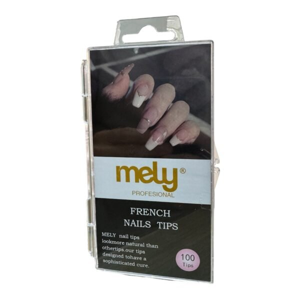 Uñas postizas french x 100u - Mely
