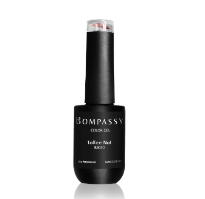 Esmalte semipermanente Toffee Nut 15ml - Bompassy