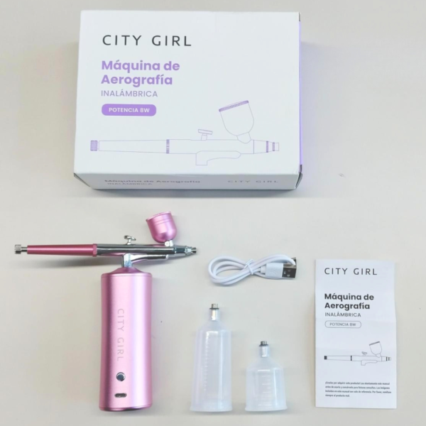 Aerógrafo 8w - City Girl