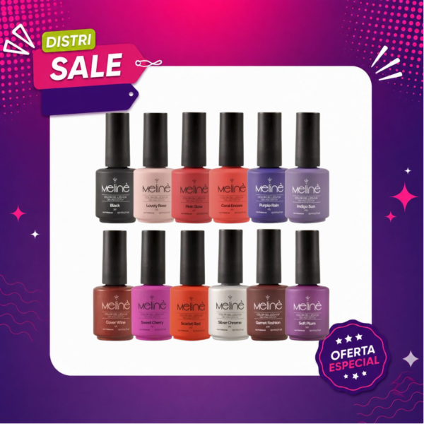 Combo 12 esmaltes Meline
